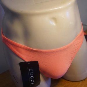 6 pairs Orange Gucci thongs